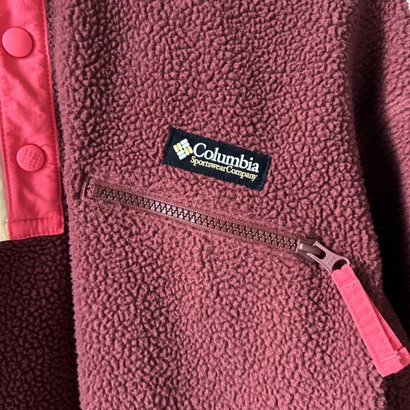 Columbia Helvetic Cropped Half Snap Fleece Pullover - Picture 3 of 12